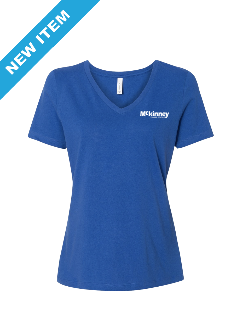 Ladies - BELLA + CANVAS - Women’s Relaxed Jersey V-Neck Tee