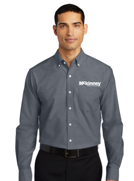 Port Authority Mens Super Pro Oxford Shirt