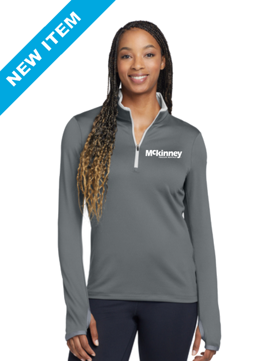 Ladies - Nike Dri-FIT Stretch 1/2-Zip Cover-Up