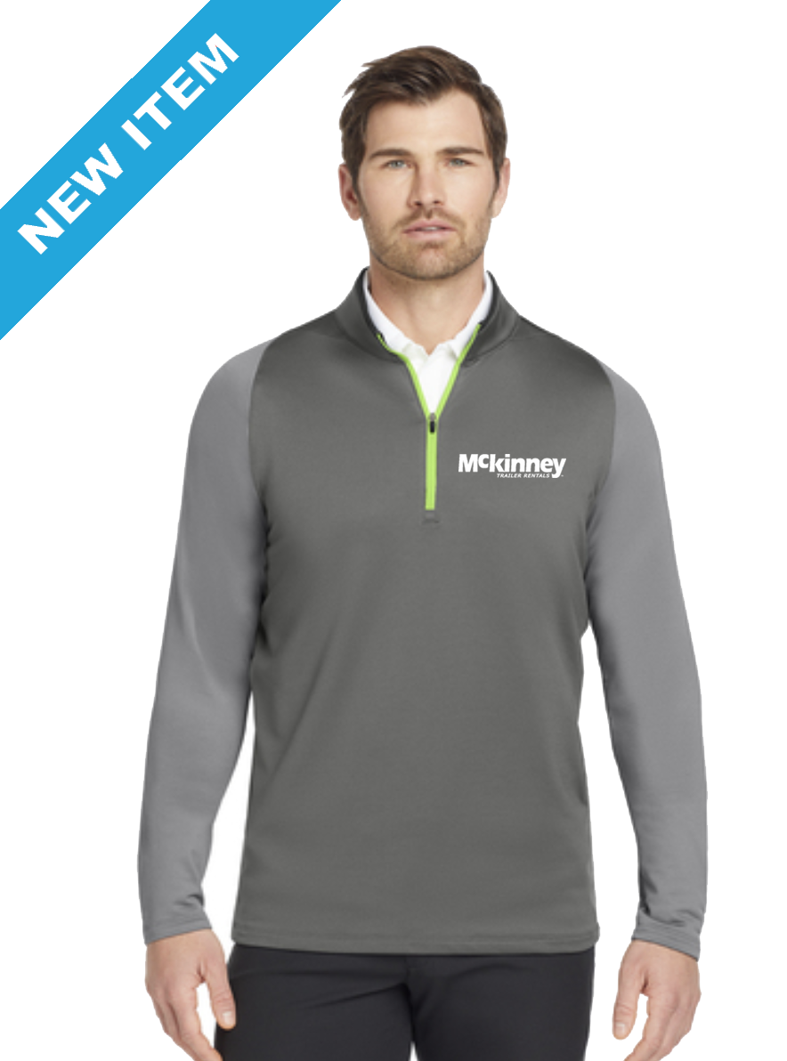 Mens - Nike Dri-FIT Stretch 1/2-Zip Cover-Up